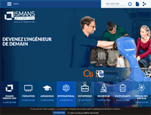 Tablet Screenshot of ismans.fr